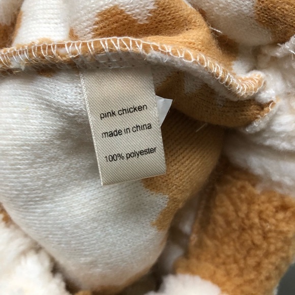 NWT Pink Chicken Sherpa Check Joggers - Picture 7 of 8